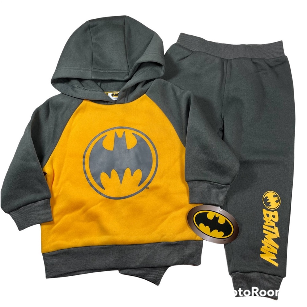 NWT Batman Fleece Hoodie Jogger Size 18M